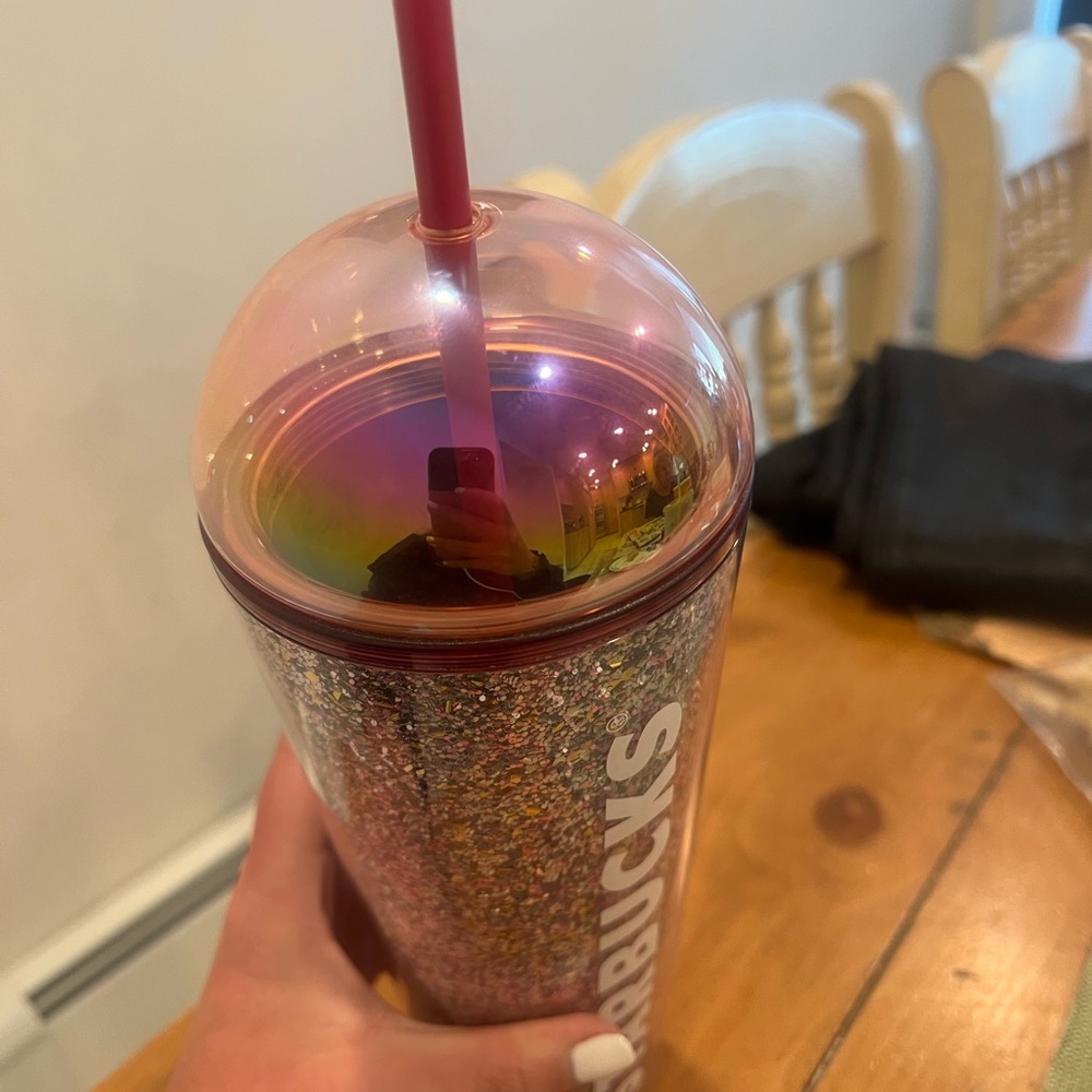 Starbucks Sparkle Dome Lid Cold Cup Tumbler, 24 oz host pick - Picture 10 of 15